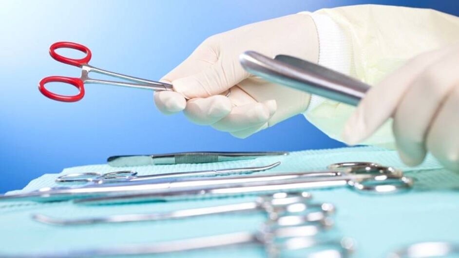 ferramentas para cirurgia de aumento do pênis